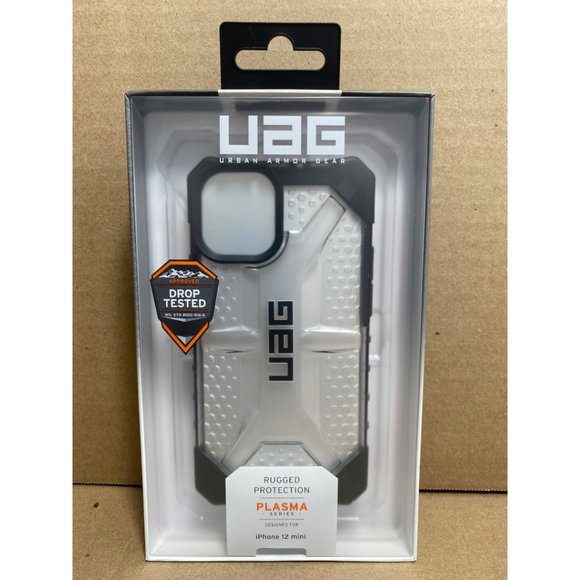 UAG iPhone 12 Mini Case Ice Clear Black Transparent Plasma Series Slim light - Picture 1 of 1